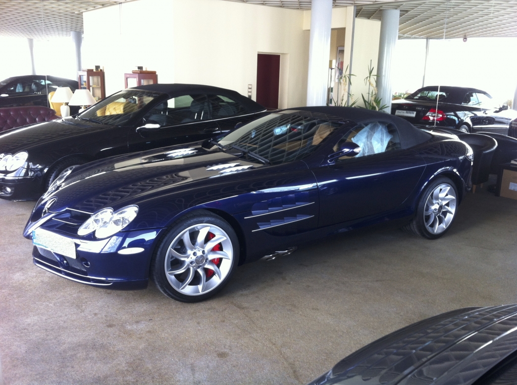 Mercedes SLR in Werkstatt Berlin